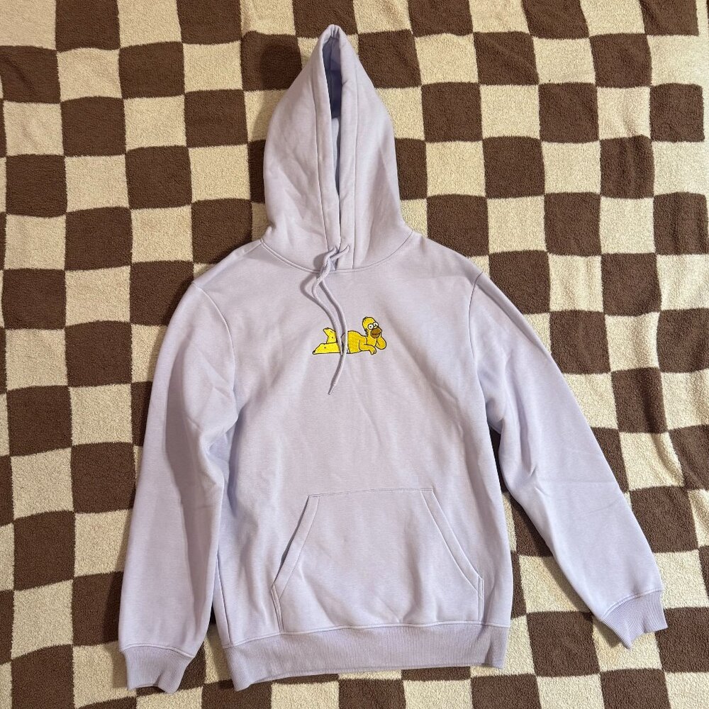 H&M - Homer Simpson Hoodie in Light Purple